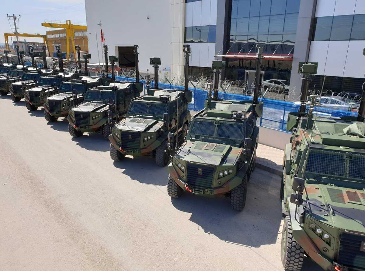 Türkiye'nin sınırlarını yerli üretim zırhlı araçlar koruyacak